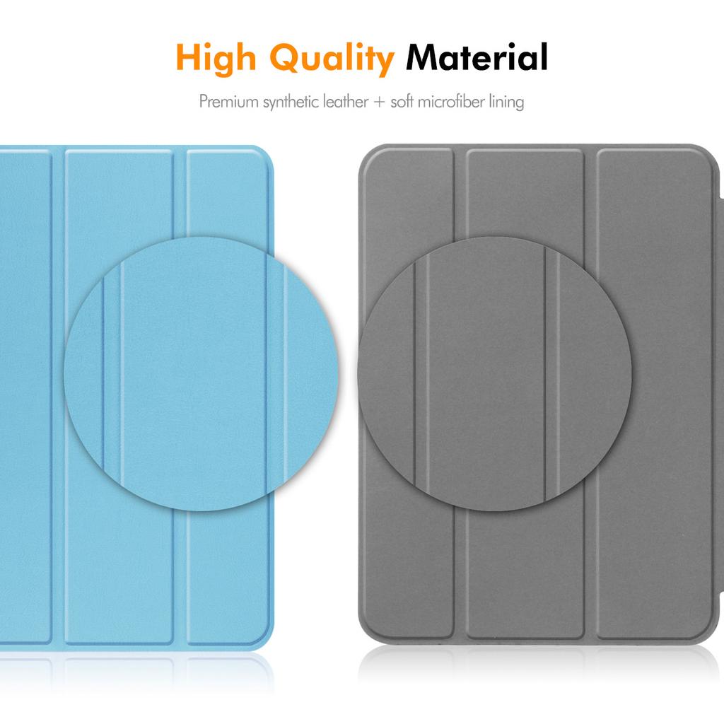 For Xiaomi Redmi Pad SE 4G 8.7 Inch ENKAY HAT PRINCE Trifold Stand Cover PU Leather+PC Tablet Case