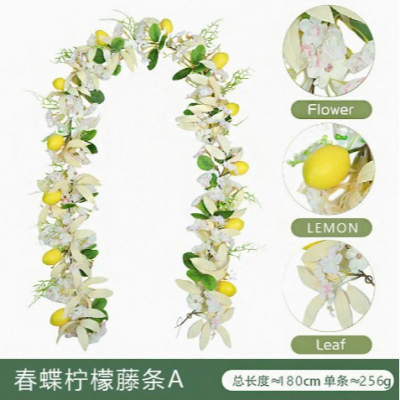 Artificial Lemon Vine Decor Home Dining Table Wedding Party Centerpiece PE Simulation