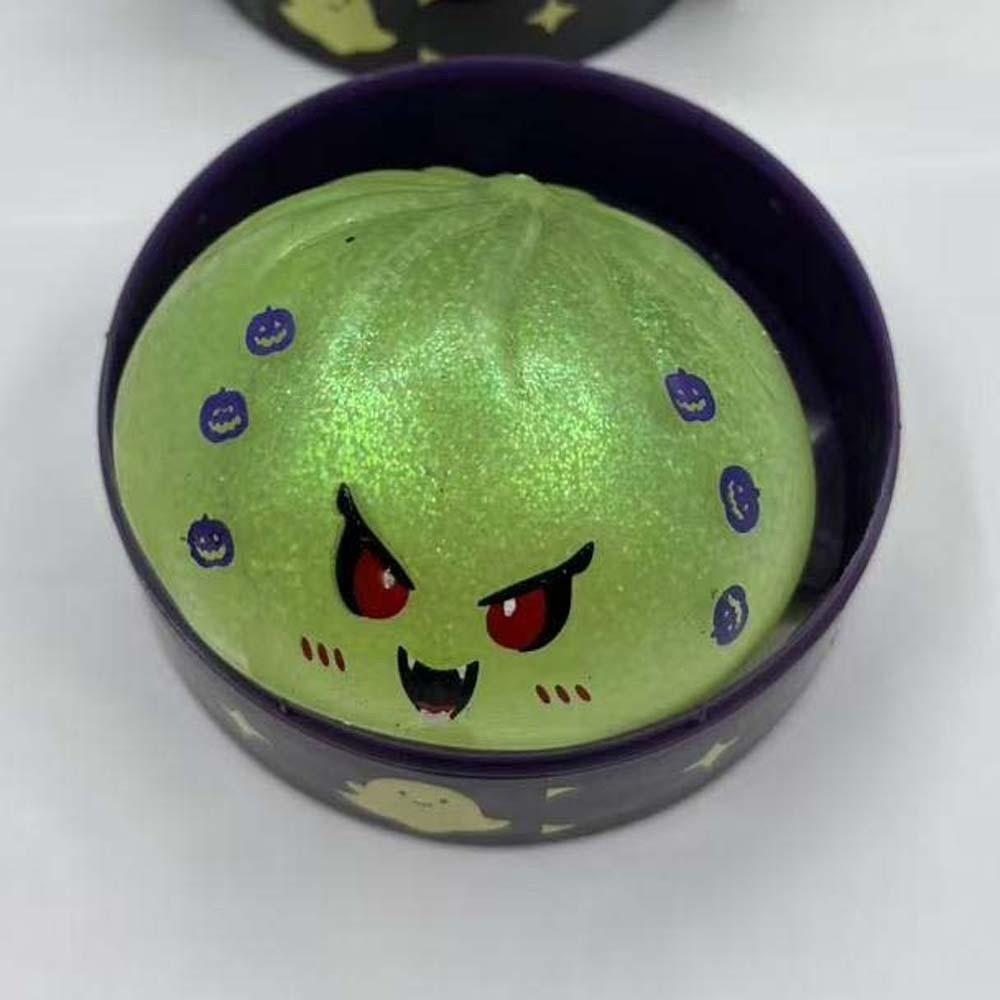 Lightweight Pumpkin Bun Squishy Baozi Spooky Soft TPR Toy Dumpling Squeeze Toy Adults