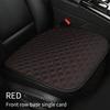 New Linen Car Seat Cushion Three Piece Set, Four Season Universal Anti Slip Five Seat Backrest Car Seat Cushion, Summer Cushion