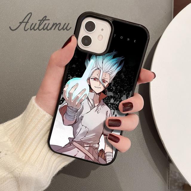 

Исигами Сэнку Доктор. Каменный чехол для iPhone 11 12 13 14 Pro Max mini X XR XS SE 2020 6S 7 8 Plus Samsung Galaxy S21 S22 Чехол iPhone 14pro