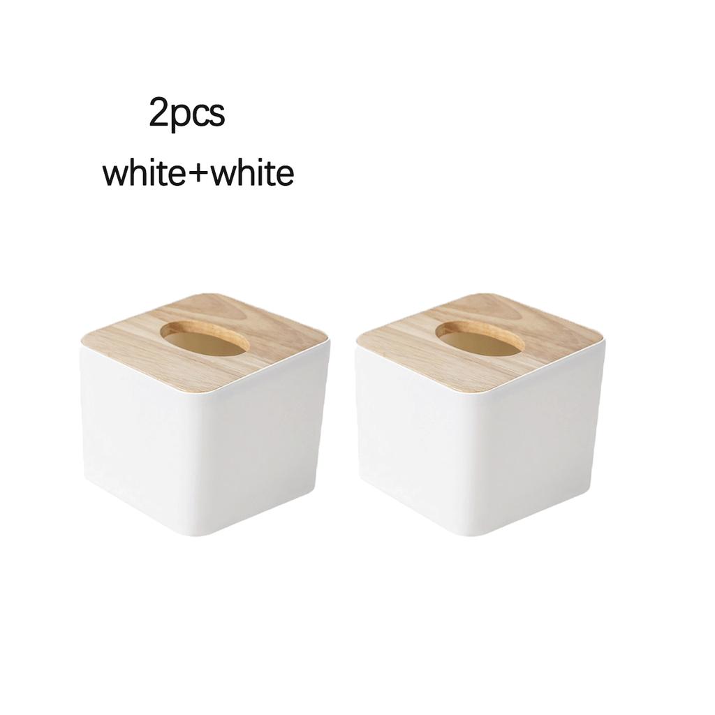 1/2 Covered Square European Tissue Boxes, Suitable for Tissue Boxes In Home Living Rooms, Offices, and Reading Places