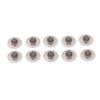 10pcs Hearing Device Domes Sound Amplifier Small Open Black Ear Tips Accessories for Phonak 6mm