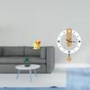Cartoon Roman Numeral Resin Wall Clock Snake Statue Decorative Figurine Acrylic Ornament for Home