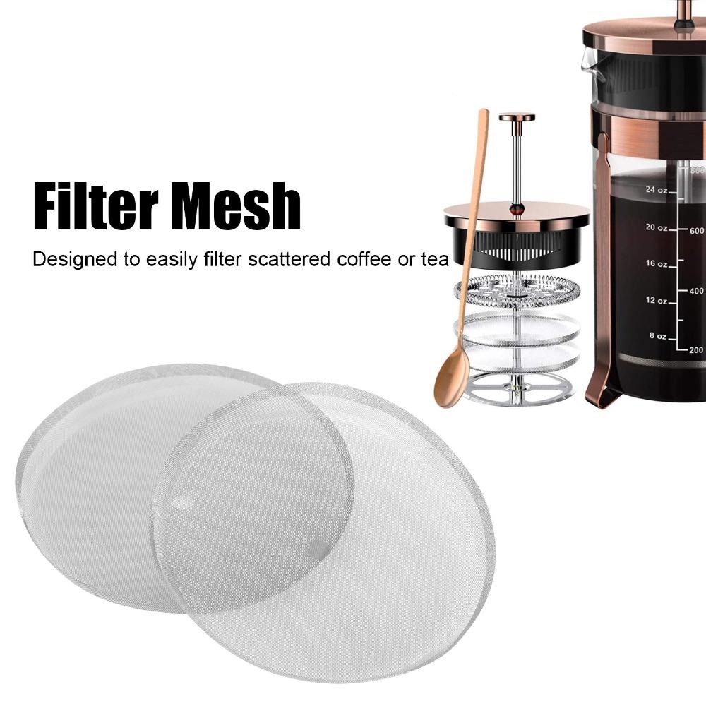 10er Set 80 Mesh Edelstahlfilter 150 Mesh Wiederverwendbarer Kaffeefilter Kaffeezubereitung