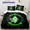 Werder Bremen poster Bedding Quilt Set Quilt Cover Pillowcase Home Decoration Birthday Gift (1 * duvet cover + 2 * pillowcase, without core)