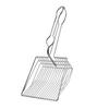 Metal Cat Litter Scoop Kitty Scooper Stainless Steel Comfortable Grip Easy to Clean Efficient Cat Poop Lifter for