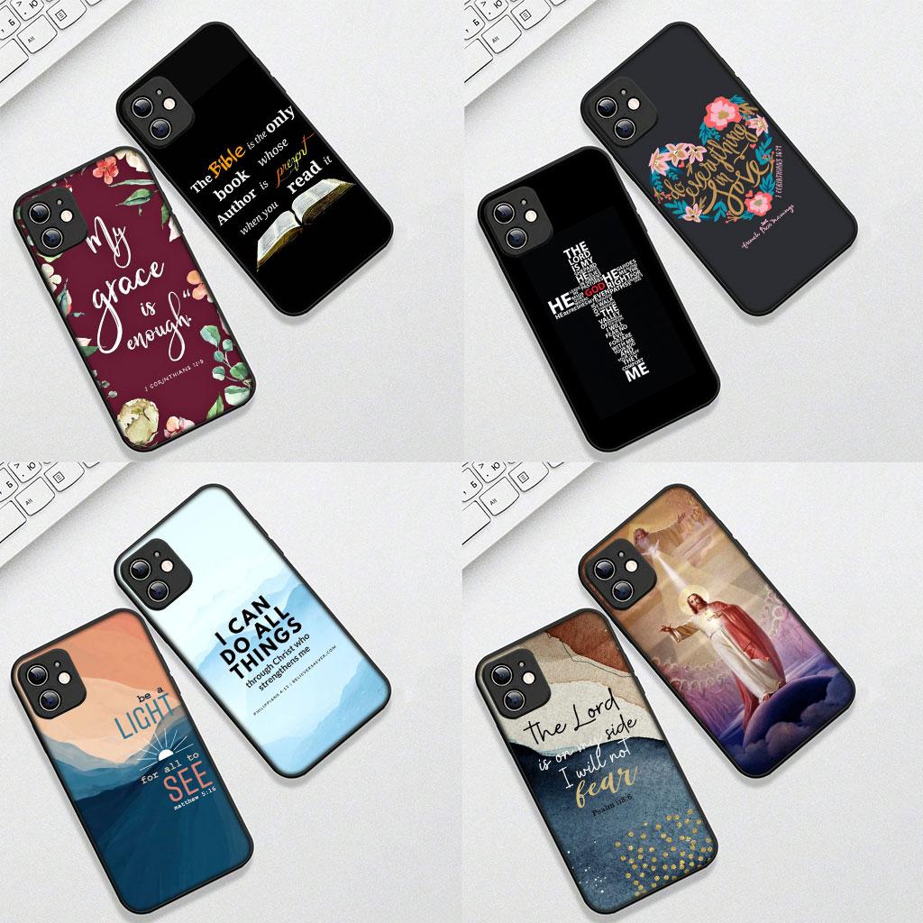 Flower Christ Bible Verse Jesus Christian Cover for Motorola Moto G86 G14 G35 G34 G45 G55 G64 G75 G85 G24 G15 G54 G57 Power Case