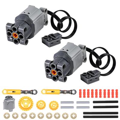 35PCS 88003 Power Function L Motor Compatible with Lego Technical Parts Preassembled Building Blocks Car Toys MOC Blocks Power Up
