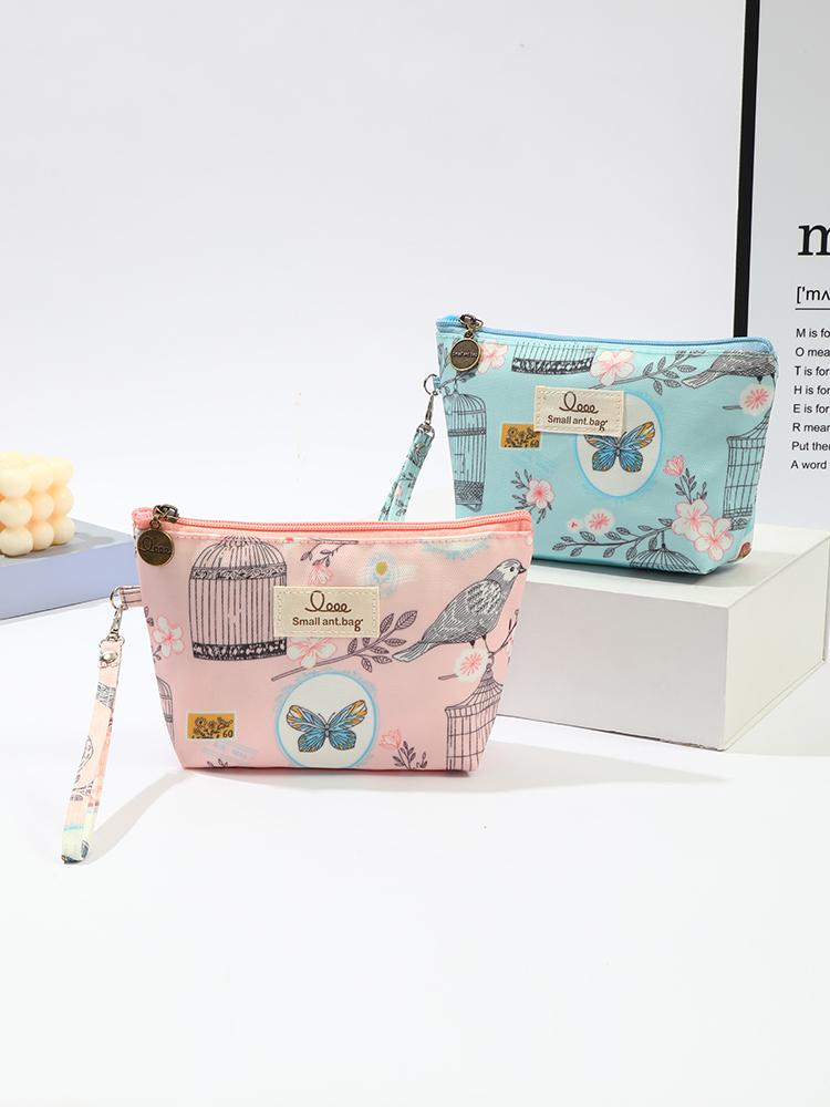 Fashionable Waterproof Oxford Cloth Cosmetic Bag Portable Travel Storage Bag Version Instagram Makeup Bag