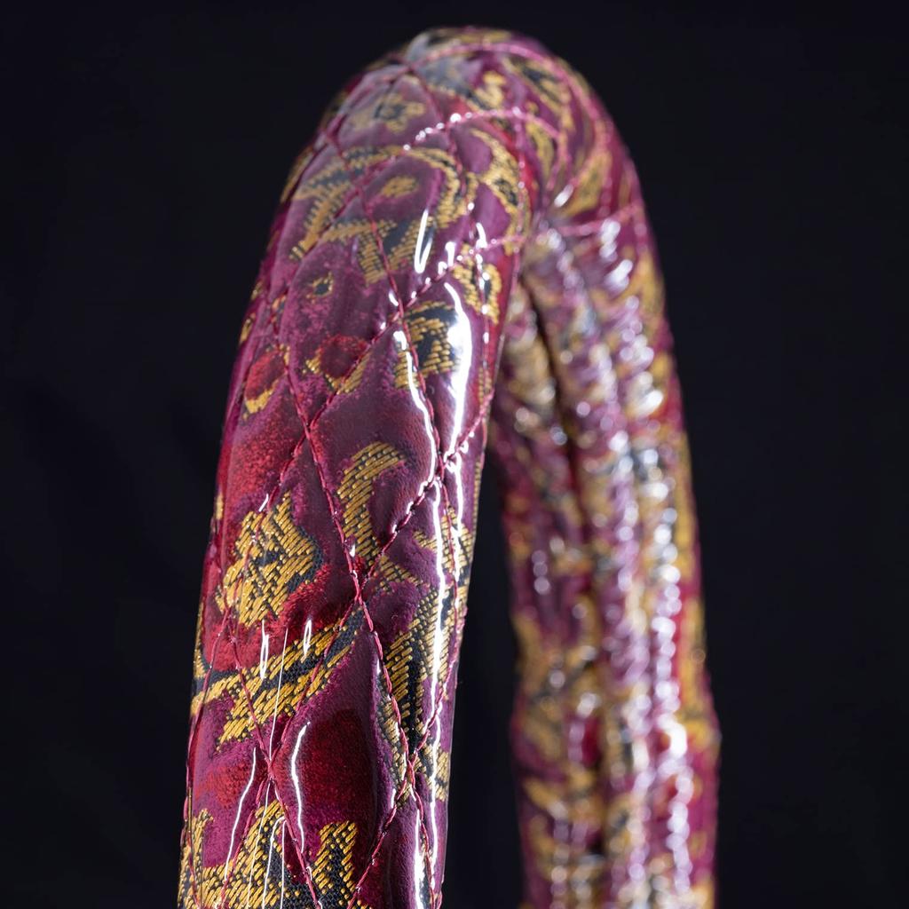 MIYABI Truck Truck Truck Truck Kinkazan Single Diamond Quilted Steering Wheel Versailles 2L Accessories, Interior, Parts, Interior, Cover, Wine,