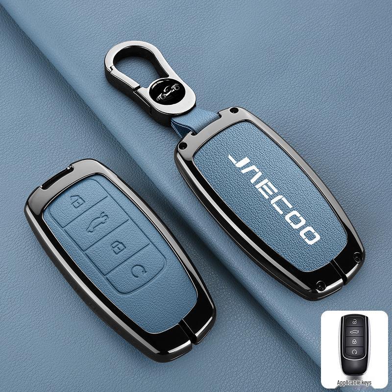 Chery Tiggo 8 PRO J8 J7 için JAECOO Metal Akıllı Anahtar Kılıfı - Kişiselleştirilmiş Uzaktan Kumanda Kapağı