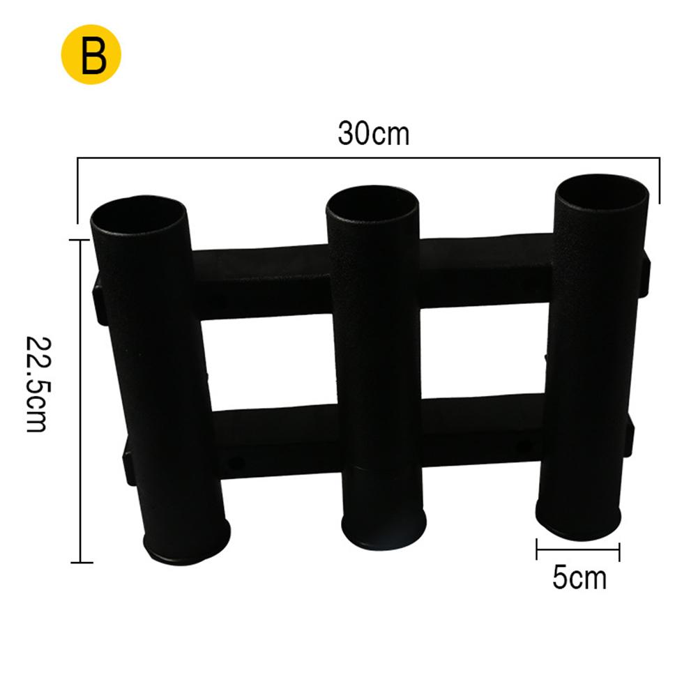 Fishing Rod Rack 3 Link Tube Fishing Rod Racks Socket Quick Release for Boat Marine Firmly Install Portable Kayak Yacht Tackle