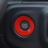 For Jeep Gladiator JT/JL 18-25 Red Interior Engine Start Stop Button Trim Cover