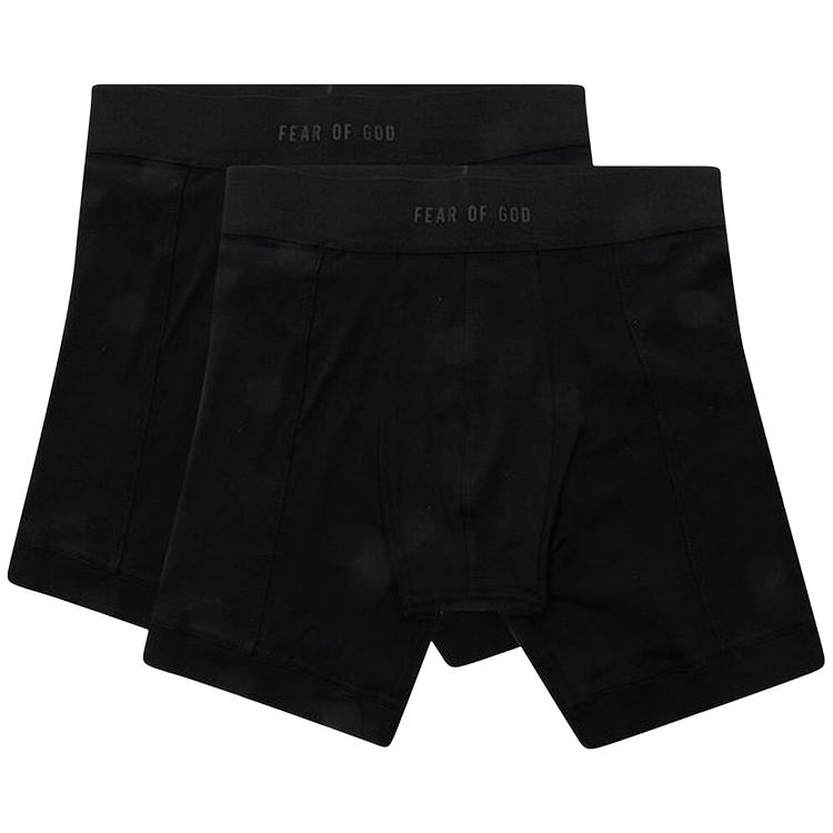 

Fear of God 2 пары трусов-боксеров черного цвета для мужчин FG40LW-004CTJ-001 XS