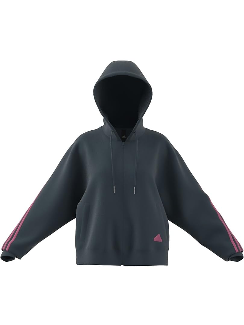 

Толстовка adidas W FI 3S Sweat FZ с капюшоном Arctic Night L