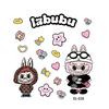 Cute 3D Labubu Cartoon Laser Jelly Stickers for DIY Water Bottles & Phones