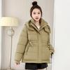 Cotton Clothing Women's Short 2026 New Plus Size Korean Fashion Hooded Internet Red Padded Jacket Versatile and Loose