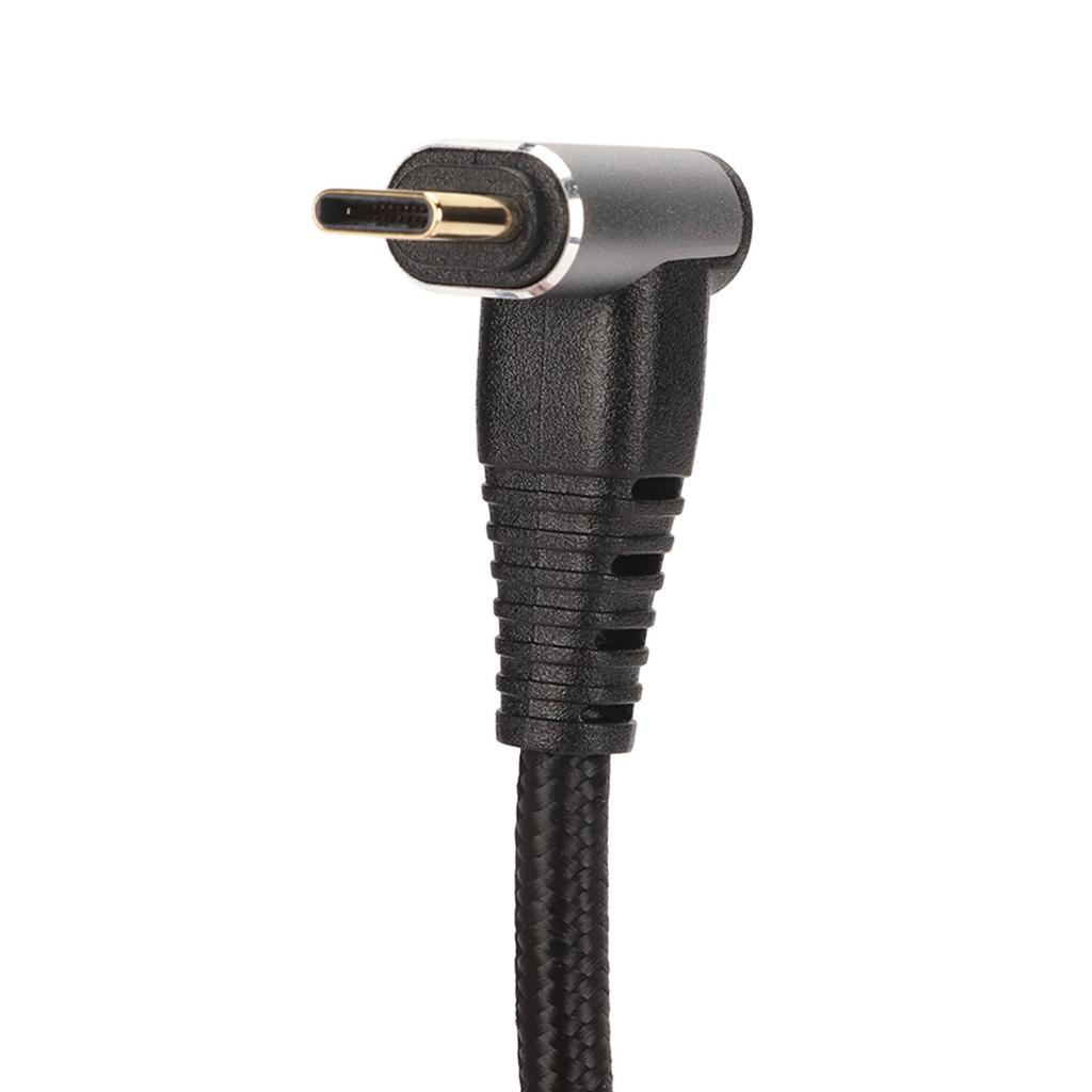 90 Degree USB C Cable 4K 60Hz Supports PD100W Type C 3.2 Gen2 Full Function USB C Fast Charging Cord for