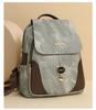 Schoolbag new backpack women's travel lightweight versatile soft leather women's backpack large capacity casual backpack