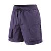 Men Lightweight Drawstring Waist Cargo Shorts with Multiple Pockets Relaxed Fit Quick Dry Fabric for Outdoor Activities