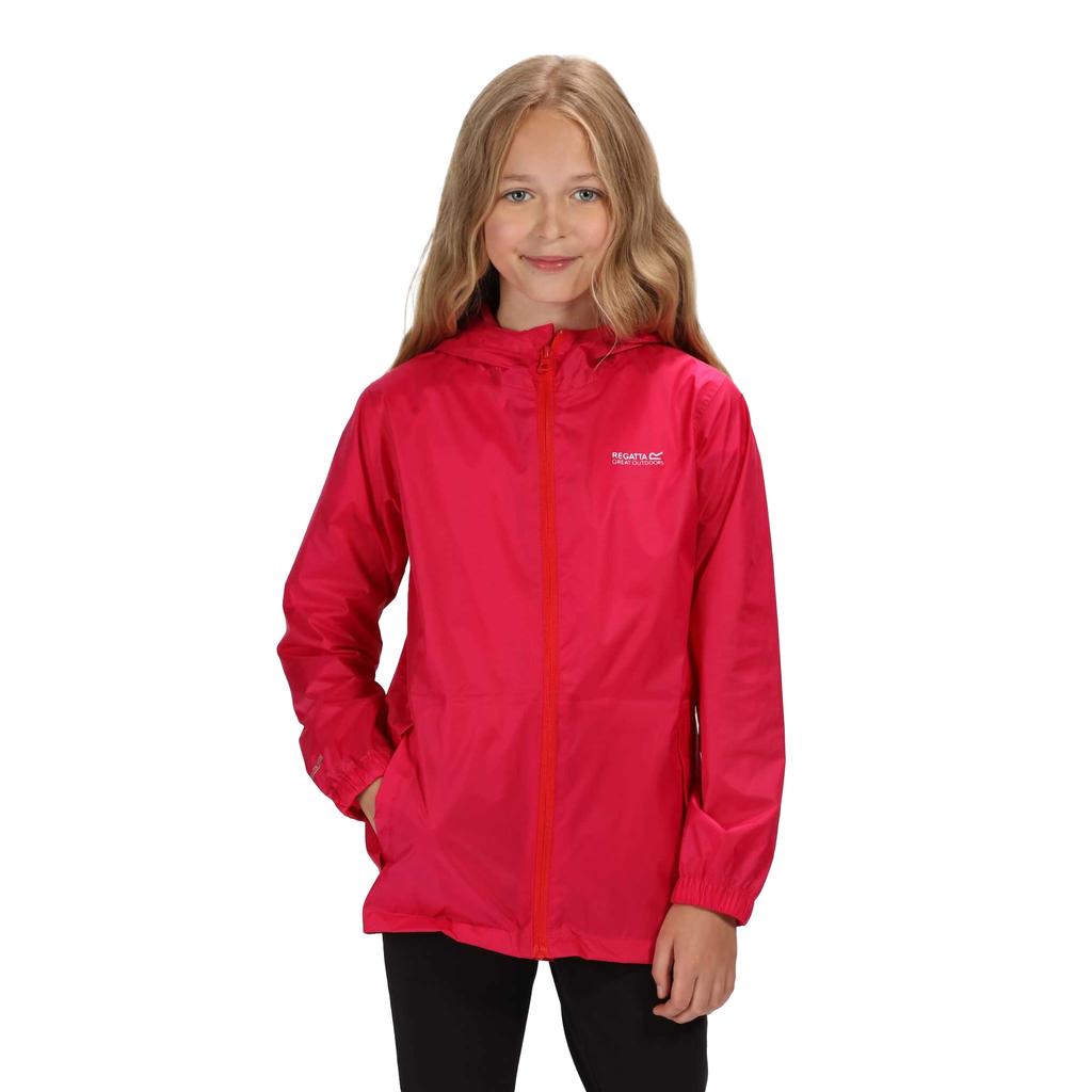 Regatta Great Outdoors Childrens/Kids Pack It Jacket III Waterproof Packaway Black