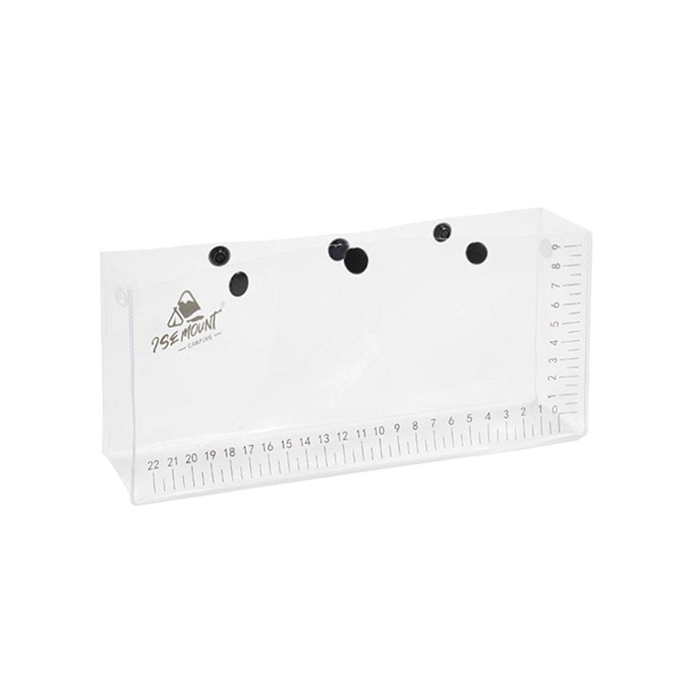 

Portable Fishing Bag Clear UV Scale Folding Fish Storage Bag Snap Design Leakproof Fish Bag for Outdoor Fishing