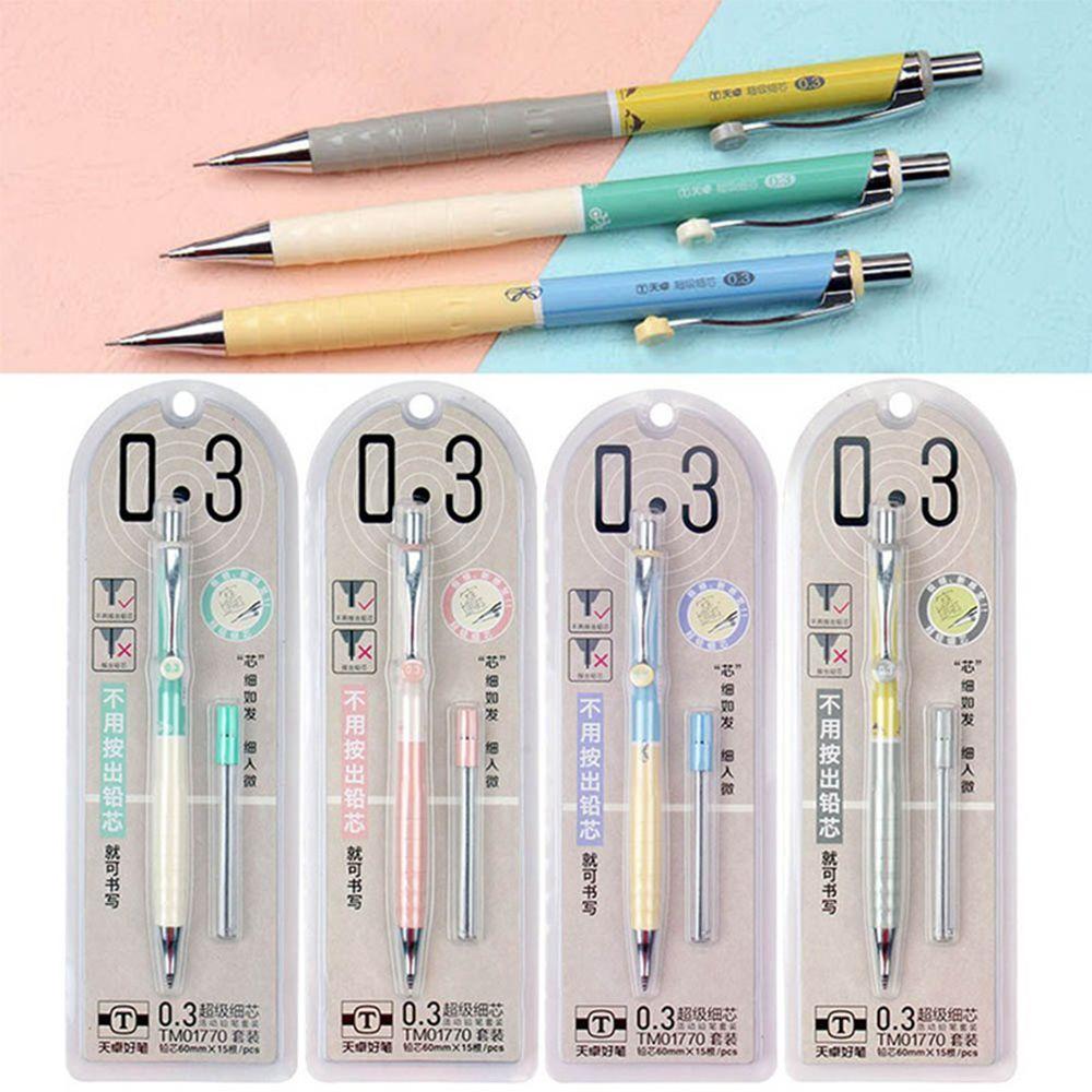 

School Supplies Stationery Writting Cute Mechanical Pencil 0.3mm Automatic