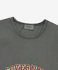 COVERNAT Pigment Washed Arch Logo T-Shirt Charcoal