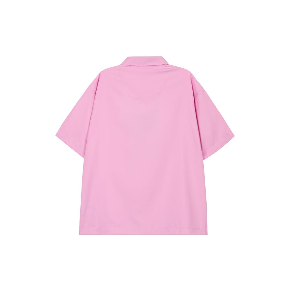 Nike Casual Sports Square Neck Short Sleeve Shirt Men Tops Pink HJ3956-662