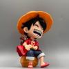 One Piece Q Version Childhood, Monchi D Luffy, Sauron, Sanji, Sitting And Laughing Doll Ornament Bag Figure