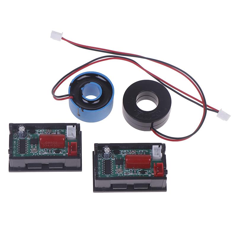 Ac 50-500V Digital Lcd Voltmeter Ammeter 10A 50A 100A 220V Voltage Current Meter Tester Detector Current Transformer