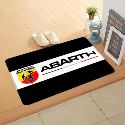 House Entrance Doormat Abarth Car Boot Hallway Carpet Living Room Rugs Foot Carpets Bathroom Rug Floor Mats Non-slip Home Decor