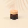 5/10/15/20/30/50/60/100G Dark Tan Cream Bottle Glass Separate Bottle Face Cream Eye Cream Box Travel Empty Cosmetic Container