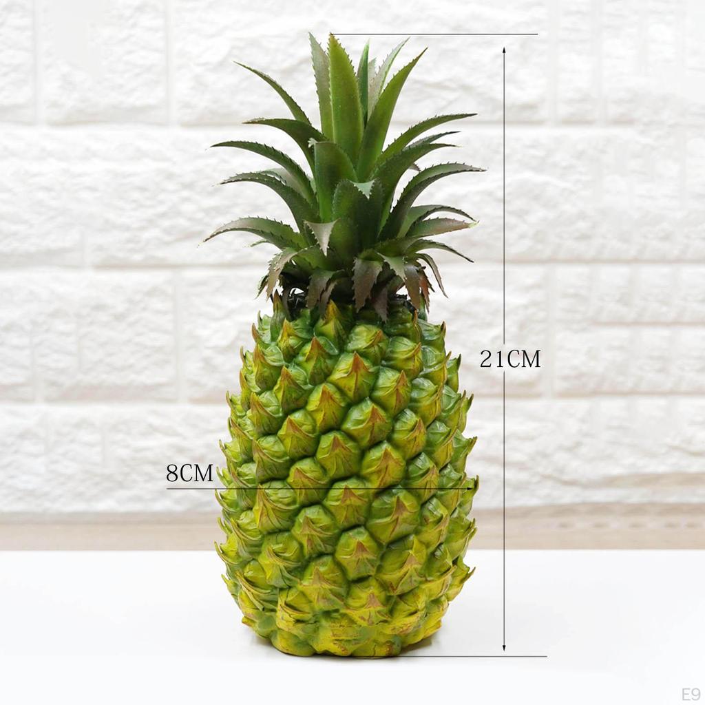 Artificial Pineapple Figurine Fruit Decorative Crafts for Children Education Bedroom