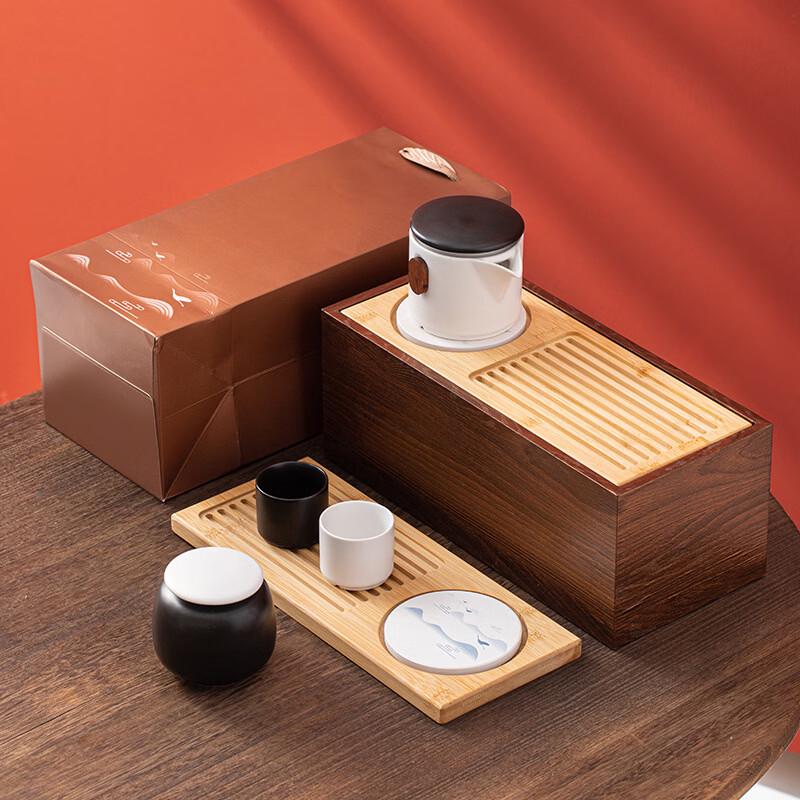 Vintage Ceramic Tea Set Gift Box