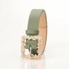 2022 Women's Classic PU Leather Belt with Alloy Pin Buckle - Versatile for Trousers and Skirts