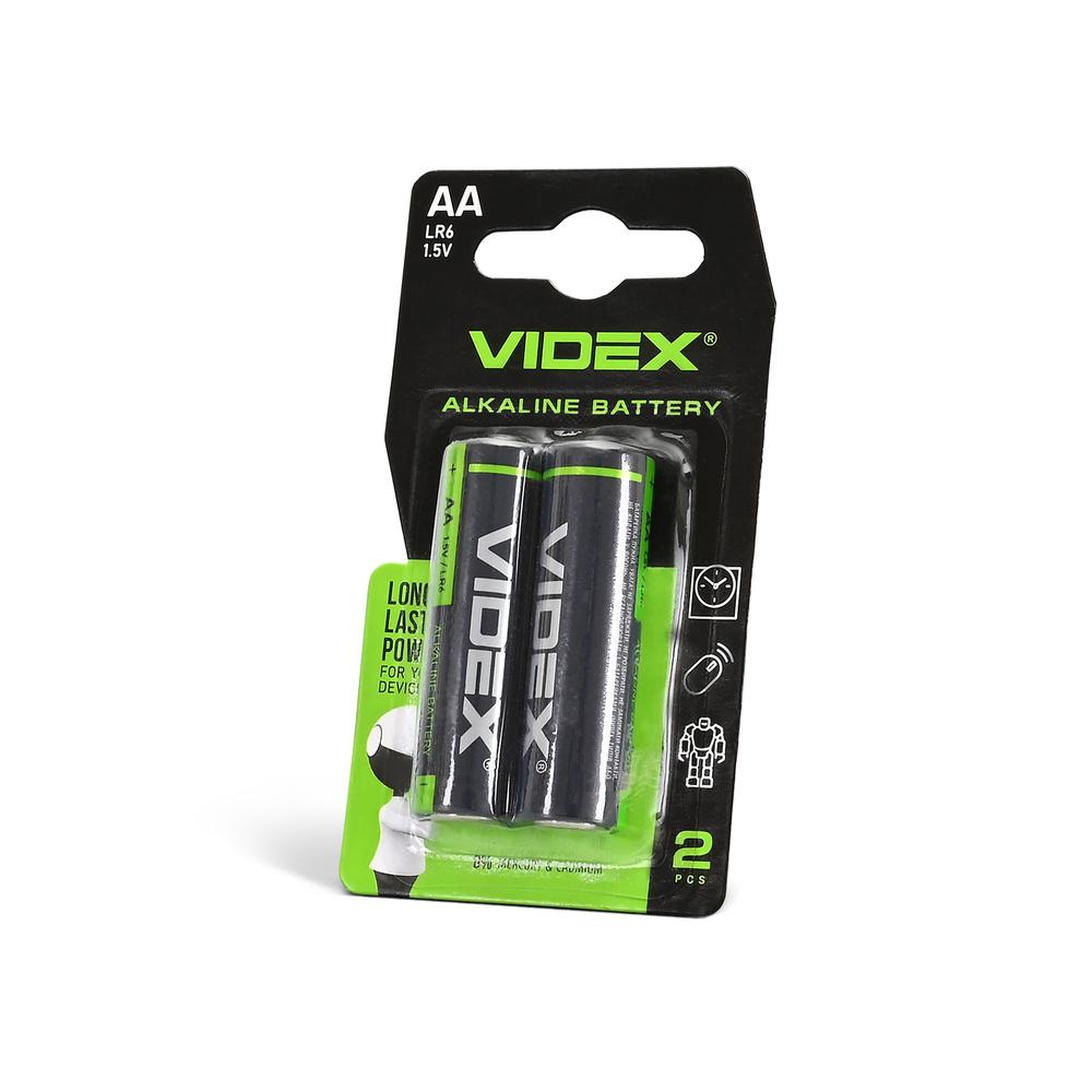 Videx LR6/AA Alkaline Battery 2 Pcs. Small Blister