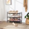 3-tier Shoe Rack, Collapsible Shoe Organizer