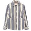 Vivienne Westwood Red Label Striped Pattern Long Sleeve Shirt 2 Gray Women Used