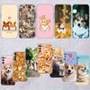 RE20 Niedlicher Corgi Hund Transparente Handyhülle für Motorola Moto G7 G8 G9 G84 G85 G73 G24 G15 Z2 Play Power Plus