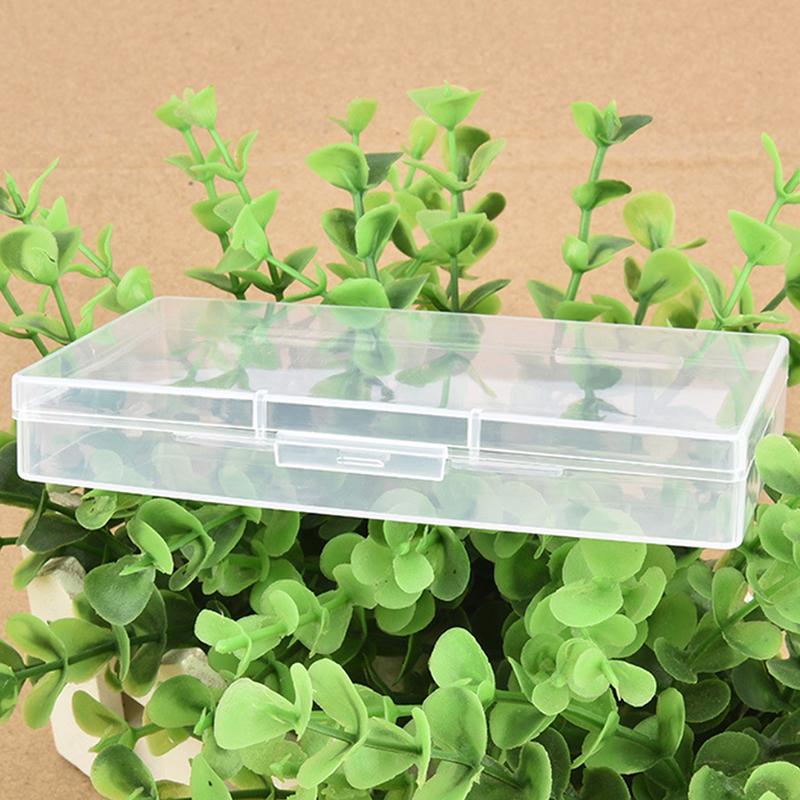 Plastic Box Transparent Jewelry Organizer Sample Box Small Tool Storage Box Nail Enhancement Tool Box Mobile Phone Repair Case