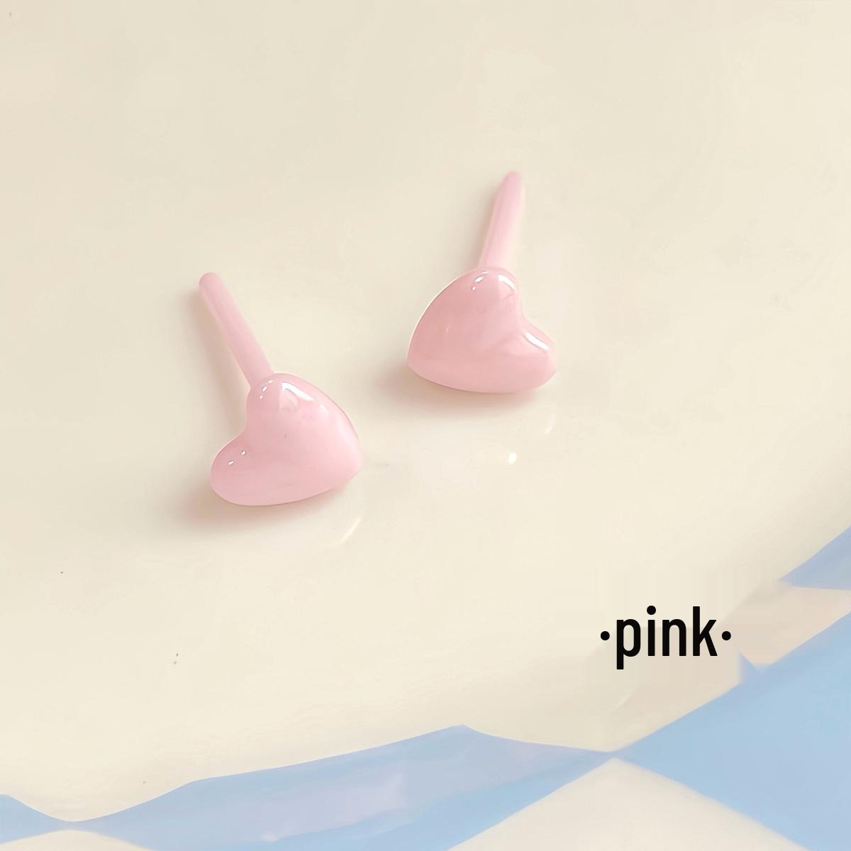 

Летние серьги-пусеты в форме сердца из биокерамики для женщин - Универсальные, безопасные для ушей и идеально подходящие для повседневной носки