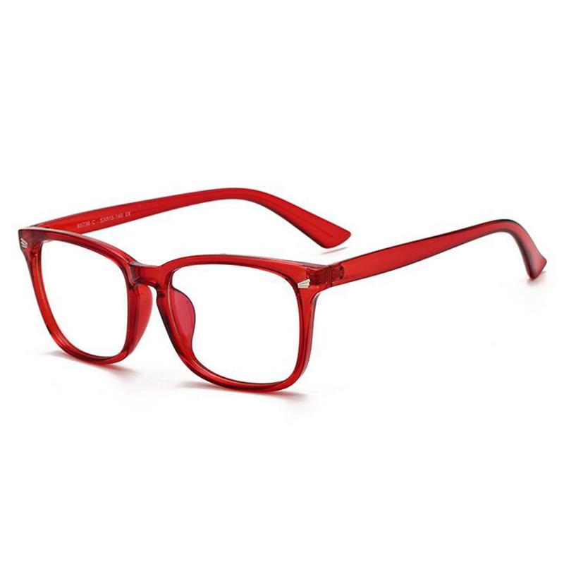 

Rice Nails Anti-Blue Light Square Computer Glasses Women Men Short-Sight Eyewear Pc Prescription Eyeglasses 0 -0.5 -0.75 To -6.0 0