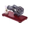 Hot   Stirling Engine Motor Model Dollar Flywheel Design Educational Toy Electricity Generator with Colorful LED Light String   for Tcher S