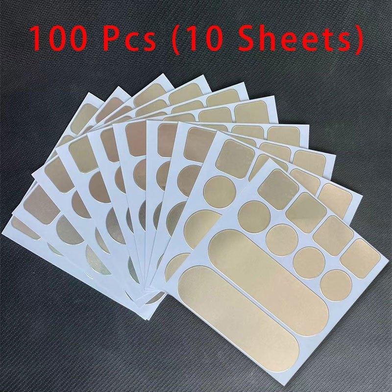 10 Sheets High Temperature Resistant Aluminum Foil Repair Patches Waterproof Fireproof Tape For Pots Pots Pans 10sheets