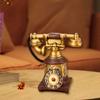Antique Styles European Phone Replicas Ornate Craftsmanships Resins Desk Decoration For Themed Interior Display