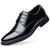 New Men's Leather Oxford Shoes Lace Up Casual Shoes  Non-slip Formal Dress Footwear Outdoor Business Shoes Leisure Walk Sneakers