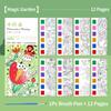 1PC Children's Watercolor Coloring Book Kids Adult Watercolour Coloring Paper With Water Paint Pens Girls Student Birthday Gift