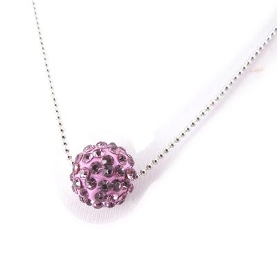 [J9497] - Lila 'Sissi' Designer-Halskette